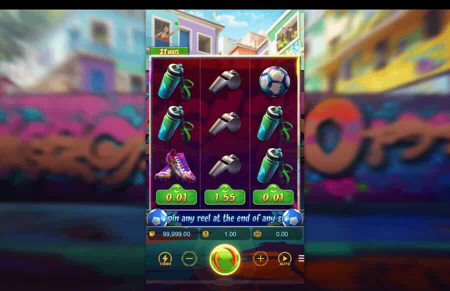 Permainan dasar slot Futebol Fever