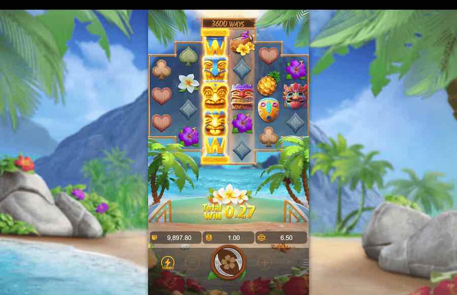 Hawaii Tiki slot bonus feature