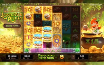 Leprechaun Riches slot free spins feature
