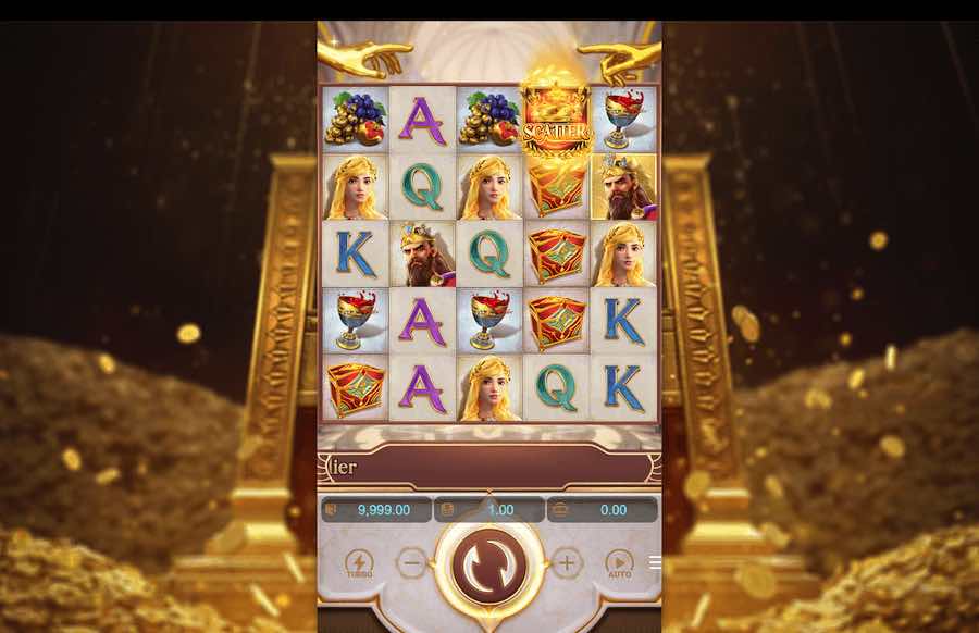 Midas Fortune slot base game
