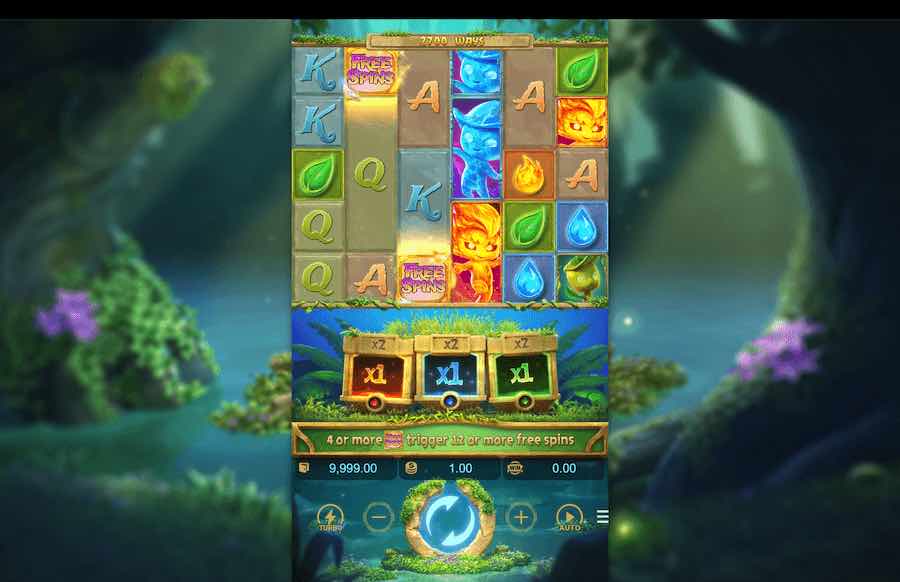 Mystical Spirits slot base game