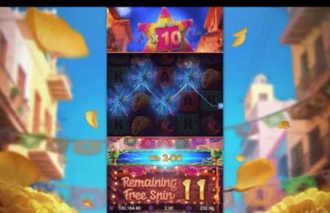 Pinata Wins slot free spins feature