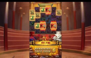 Rooster Rumble free spins feature