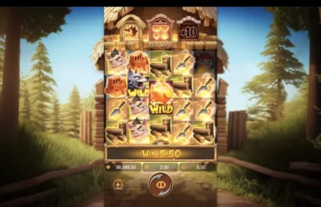 Three Crazy Piggies Slot bonus feature