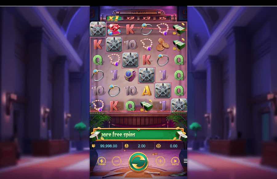 Wild Heist Cashout slot base game