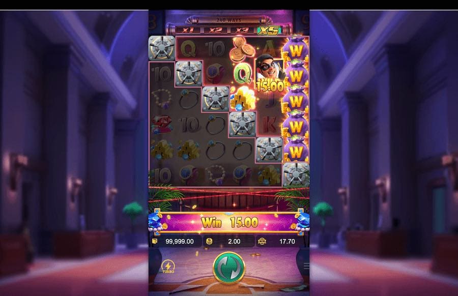 Wild Heist Cashout slot bonus feature