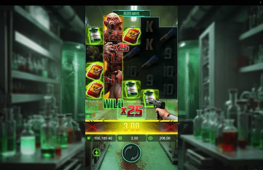 Zombie Outbreak slot free spins feature